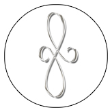 DAROUND 601 SL WT Silver Scroll White Background copy